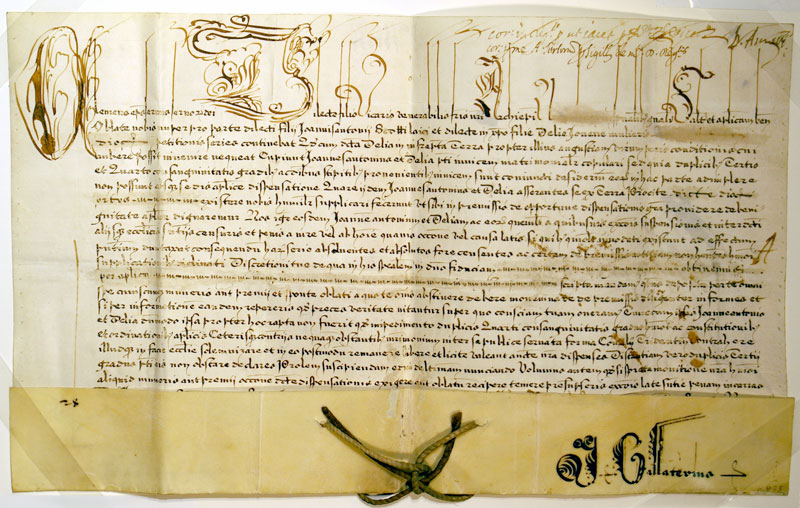 Papal Bull dated 1600 - Pope Clement VIII