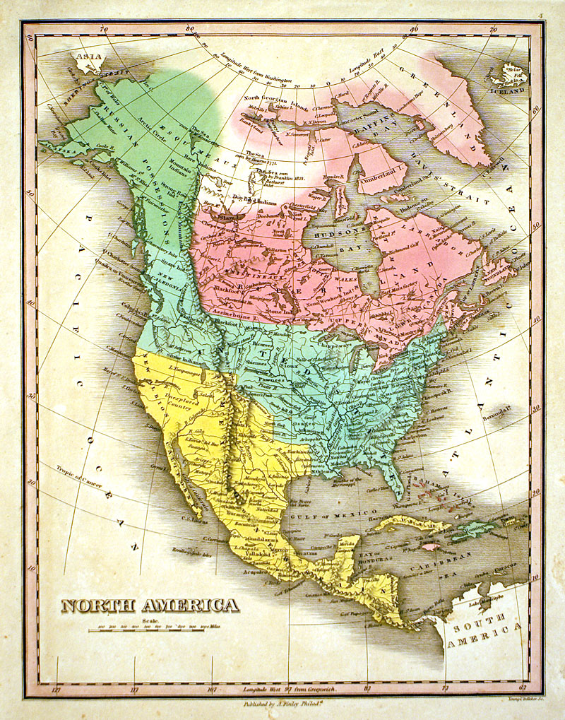 ''North America'' c. 1827 - Finley