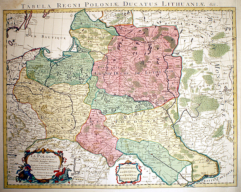 ''La Pologne...'' c 1730 - Covens & Mortier
