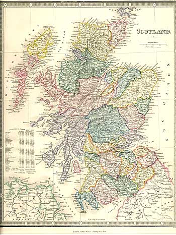 ''SCOTLAND'' c 1853 - Wylld