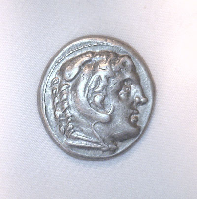 Silver Tetradrachm - ALEXANDER THE GREAT     c 336-323 BC