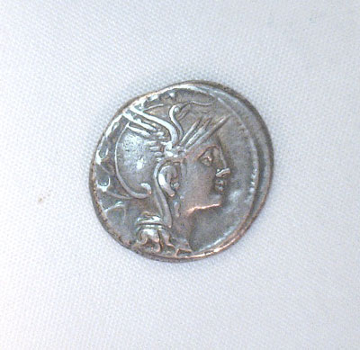 Silver Denarius - Roma & Victory - Roman Republic