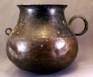 Ancient Roman Bronze Cooking Pot - c 2nd century AD