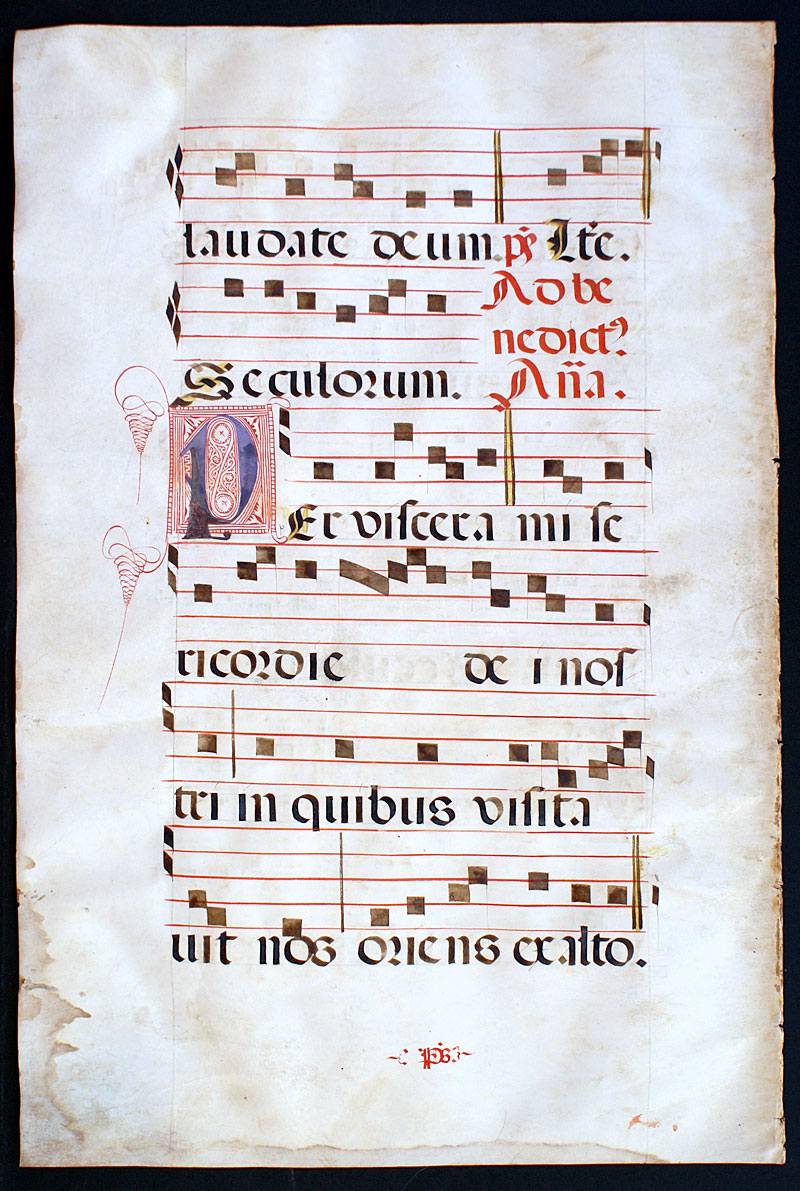 Gregorian Chant - c 1525 - Psalms & Luke