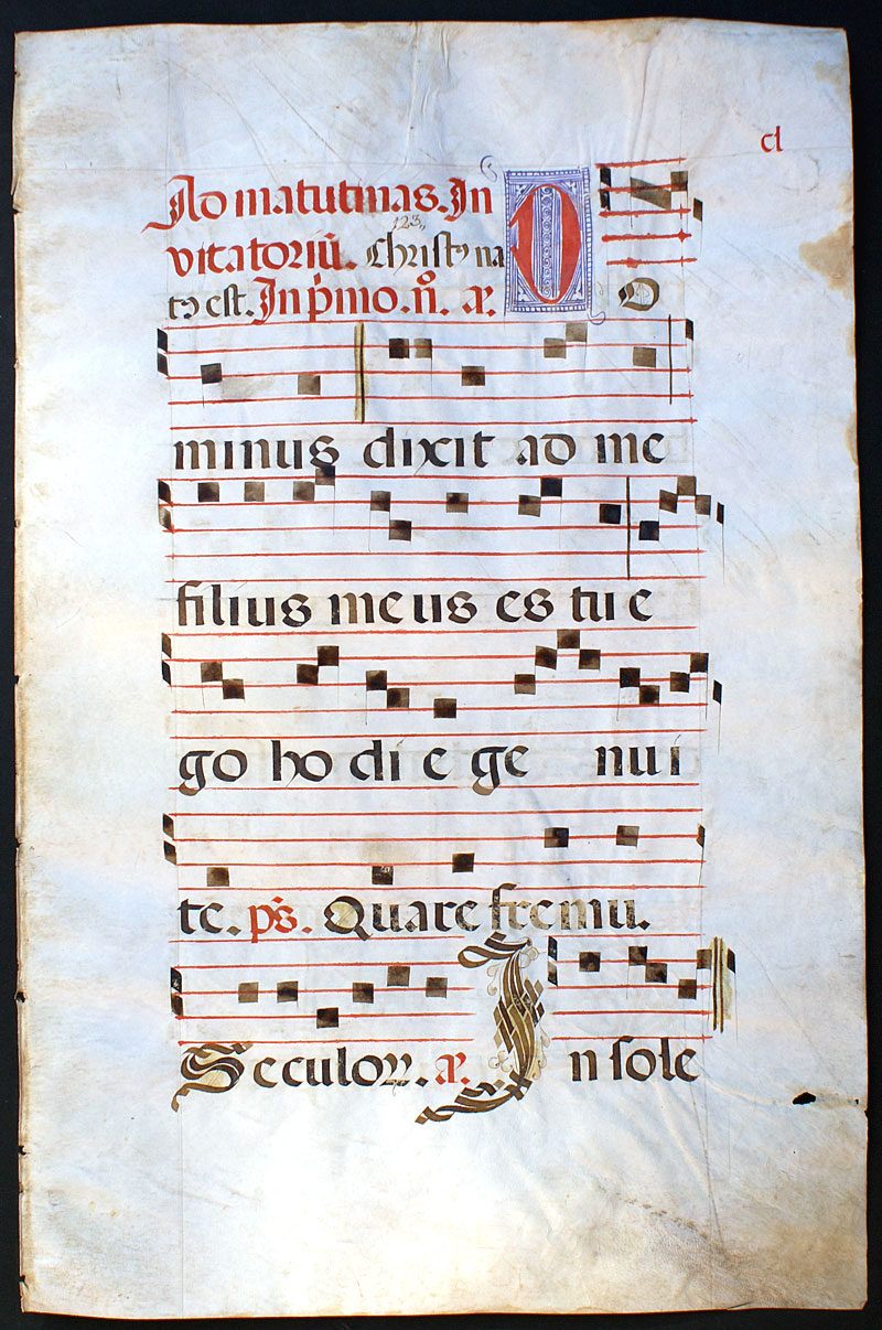 Gregorian Chant - c 1525 - Christmas Week