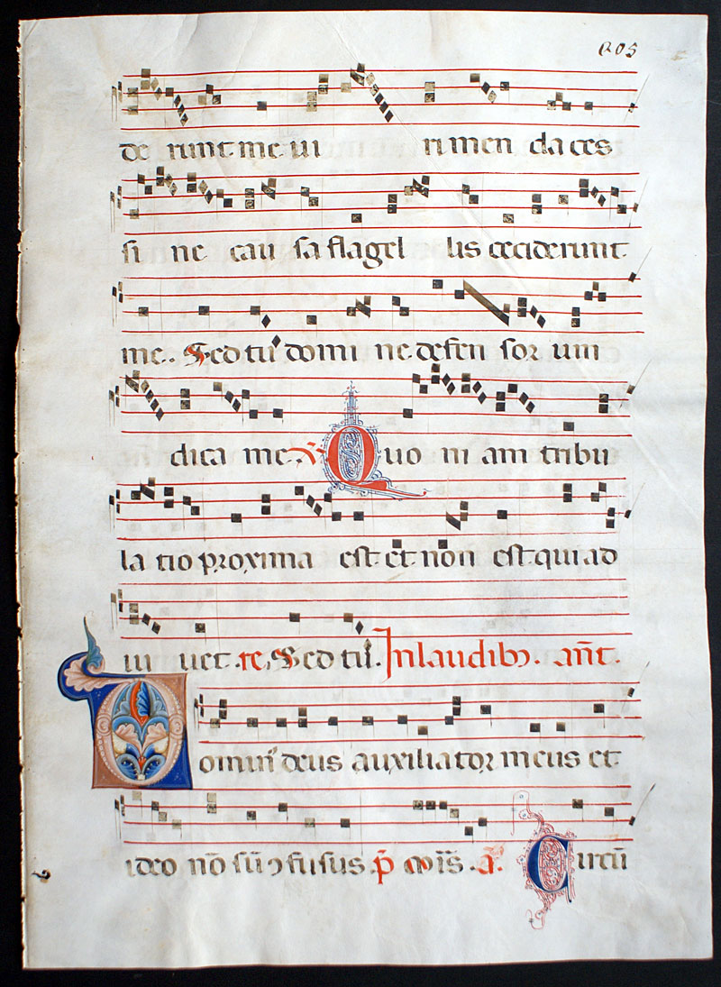 Early Gregorian Chant - c 1325 - Italy - Palm Sunday