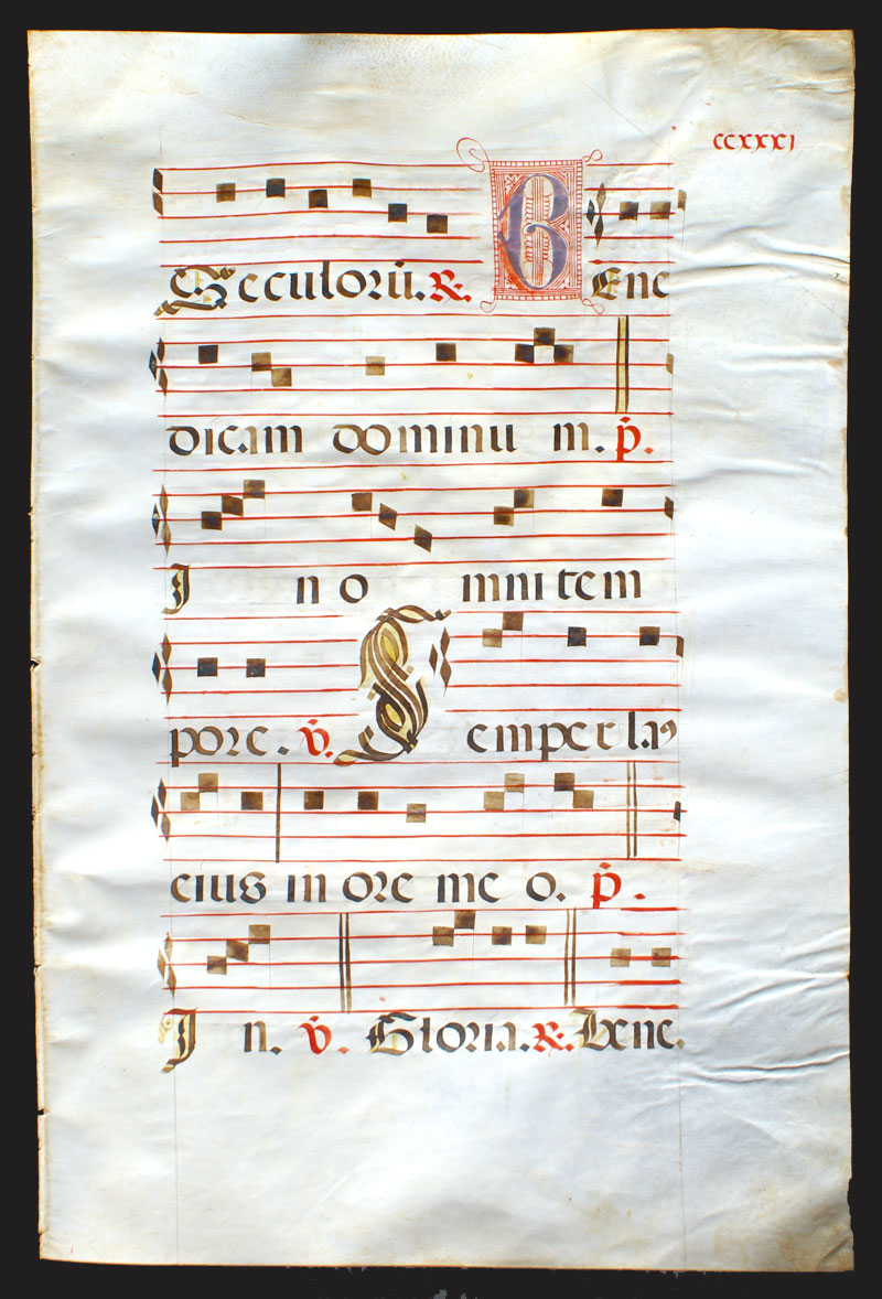 Antiphonal Leaf c 1525 - Post Epiphany