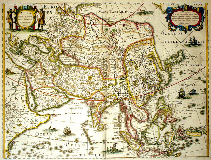 ''Asia'' Hondius, c. 1631