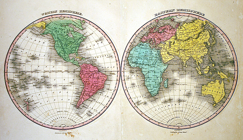 1827 ''Western Hemisphere Eastern Hemisphere''  - Finley
