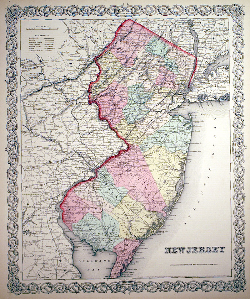''New Jersey'' c 1859 - Colton
