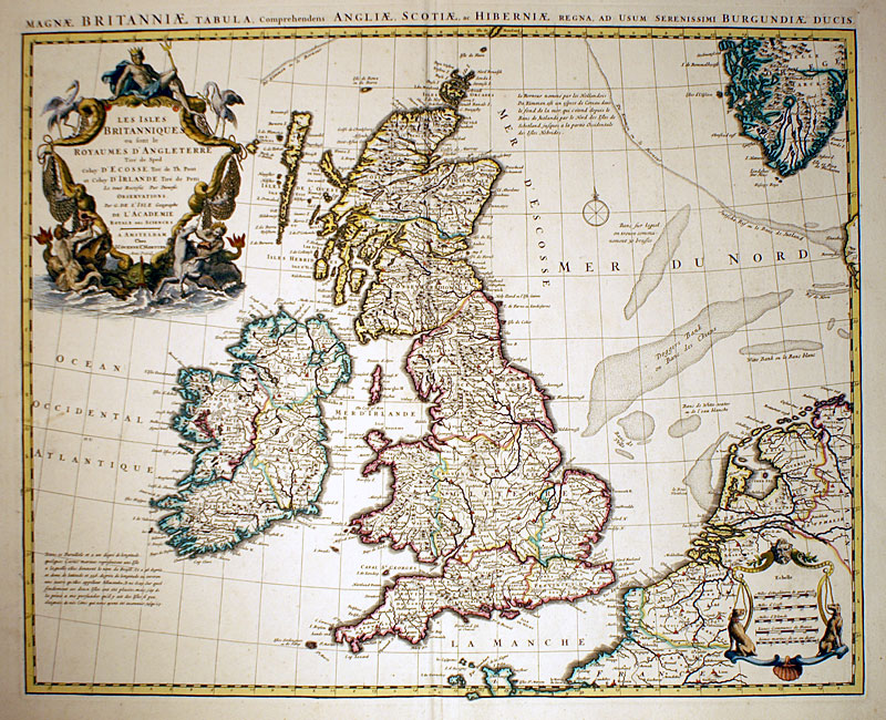 ''Les Isles Britanniques...''  c 1730 - Covens and Mortier
