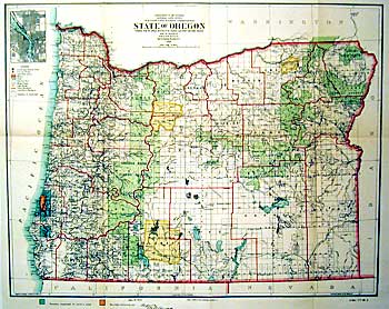 ''...State of Oregon...'' c 1906 - Dept Interior