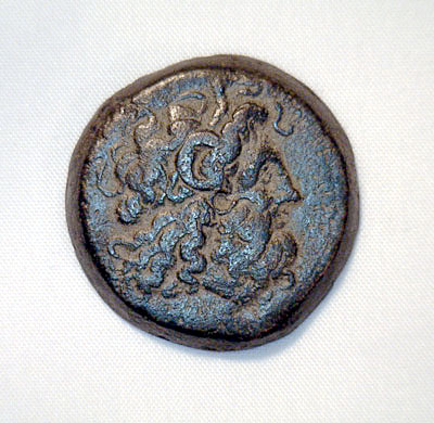 Bronze Coin, Hemidrachm - Ptolemy VI,  c 180-145 BC