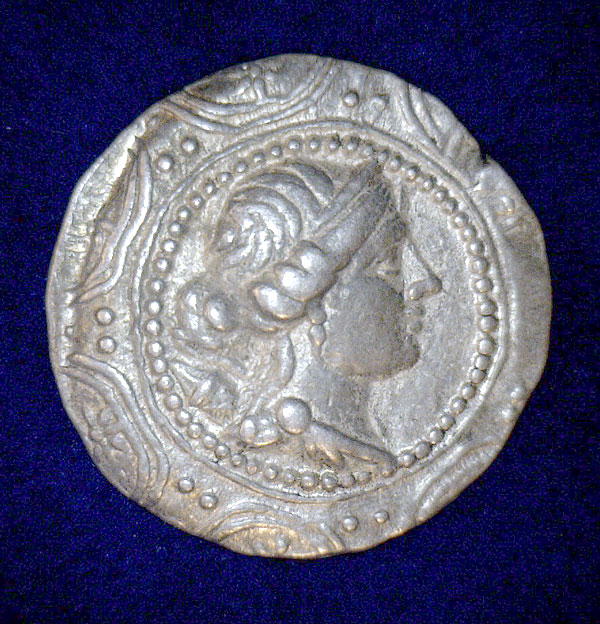 Silver Tetradrachm - Artemis (Diana)     c 158-149 BC
