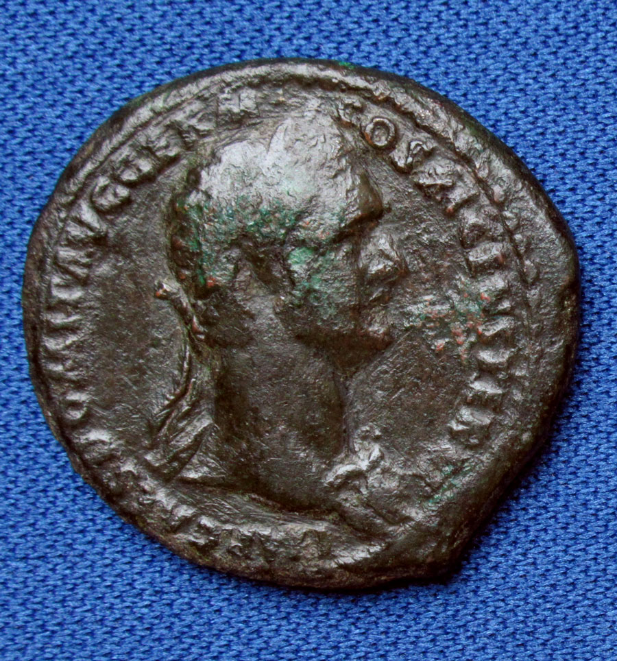 c 081- 96 AD - DOMITIAN (as Augustus) - Bronze  AE AS
