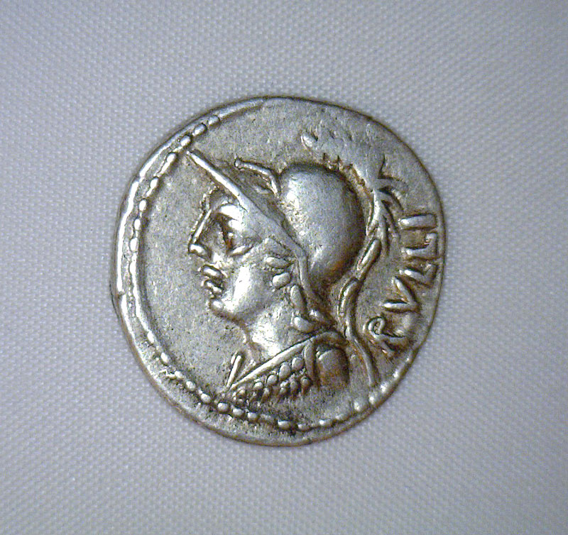 Silver Denarius - Roman Republic - Minerva & Victory