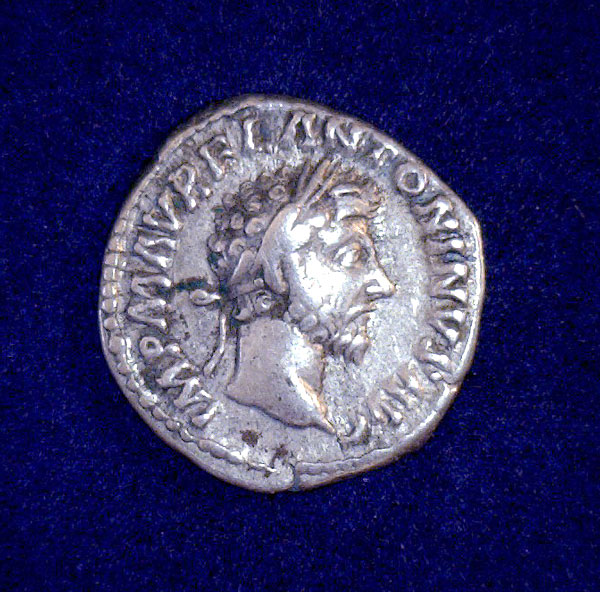 Ancient Roman Silver Denarius - Marcus Aurelius, c. 161-180 AD