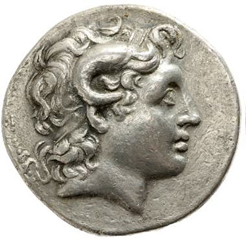 Ancient Greek Silver Coin - Alexander the Great & Athena