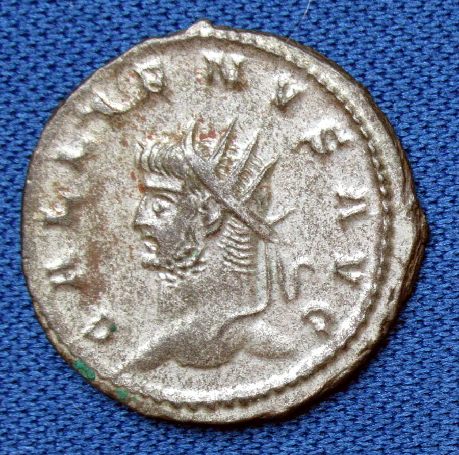 c 253-268 AD - GALLIENUS - Billon Silver Double Denarius