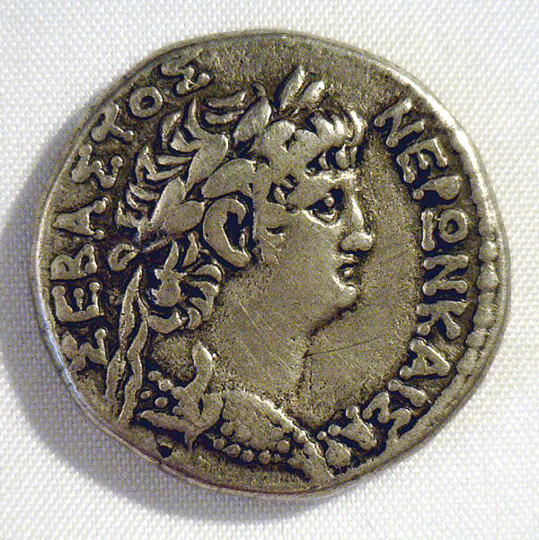 Ancient Roman Coin - Silver Tetradrachm - NERO
