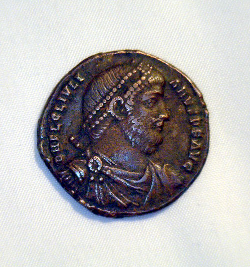 Ancient Bronze Coin - AE Follis, Julian II 'The Apostate