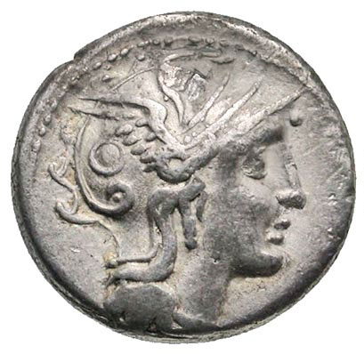 Roman Republic Silver Denarius - ROMA & VICTORY