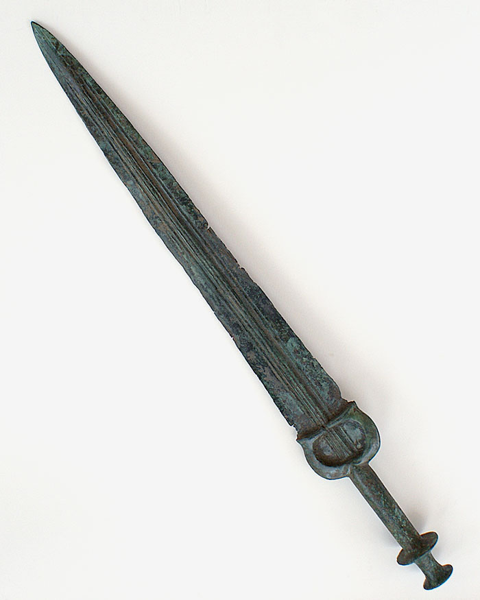 Large Luristan Bronze Sword - Ancient Persia c. 1000-800 BC