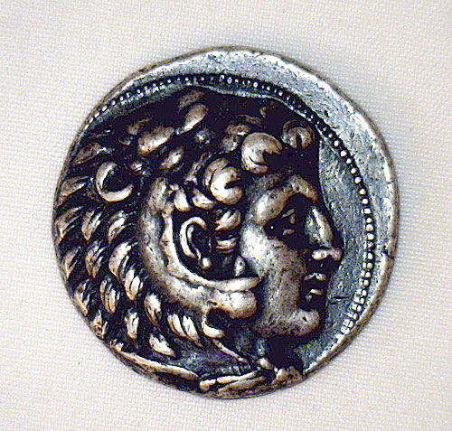 Ancient Silver Tetradrachm - Macedon - ALEXANDER THE GREAT