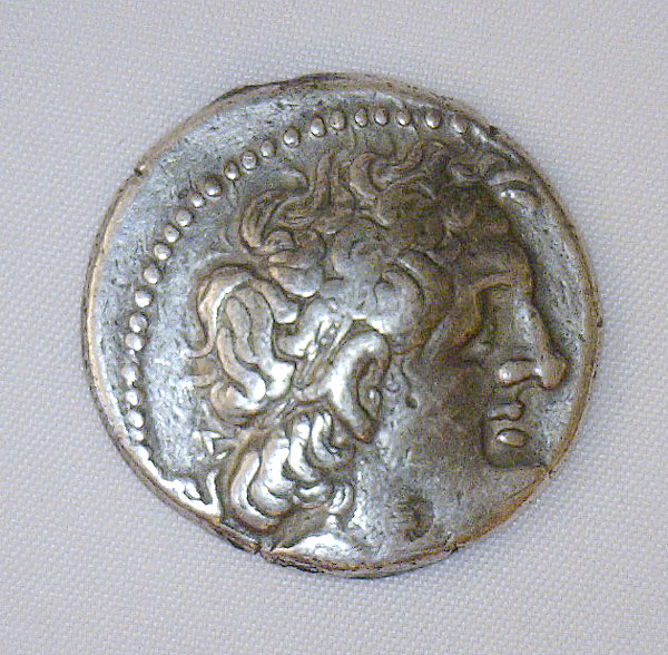 Ancient Silver Tetradrachm c. 285-246 BC - PTOLEMY II & EAGLE