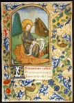 Book of Hours Leaf, Flanders, c. 1460-80 - John on Patmos