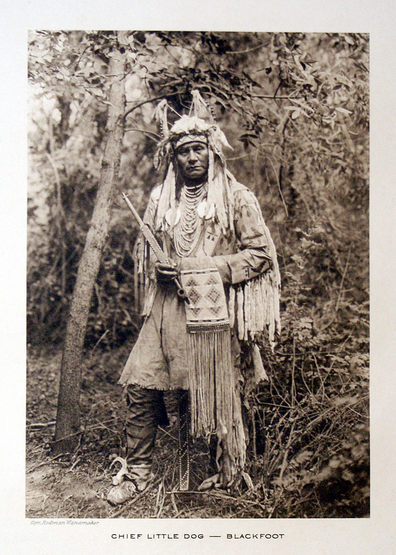 Wanamaker: Chief Little Dog - Blackfoot, c. 1913-25