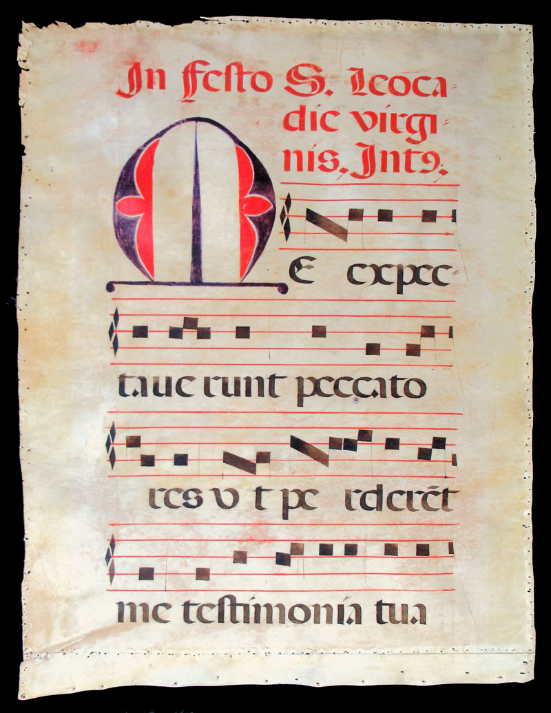 c 1520 Gregorian Chant - Saint Leocadia - Spain