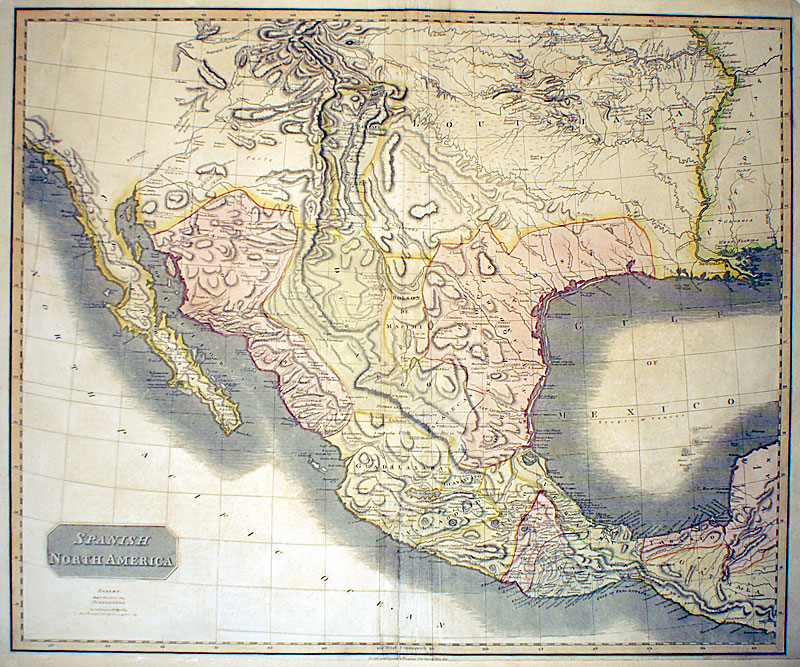 ''Spanish North America'' c 1814 - Thomson