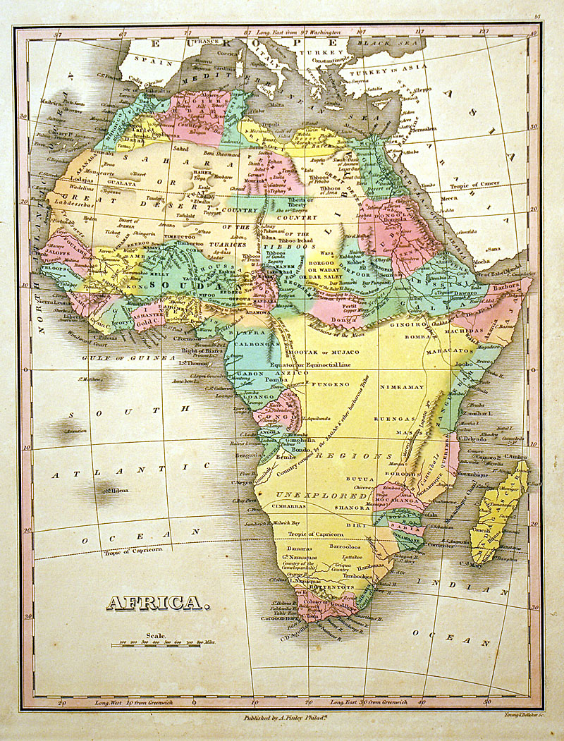 ''AFRICA'' c. 1827 - Finley