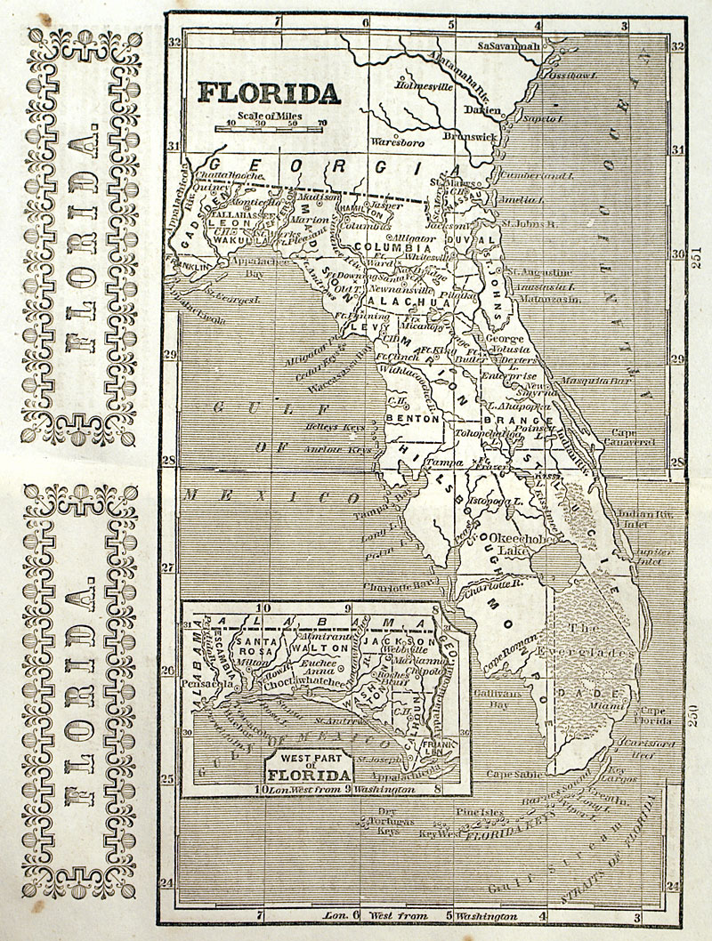 FLORIDA c. 1851 - Phelps