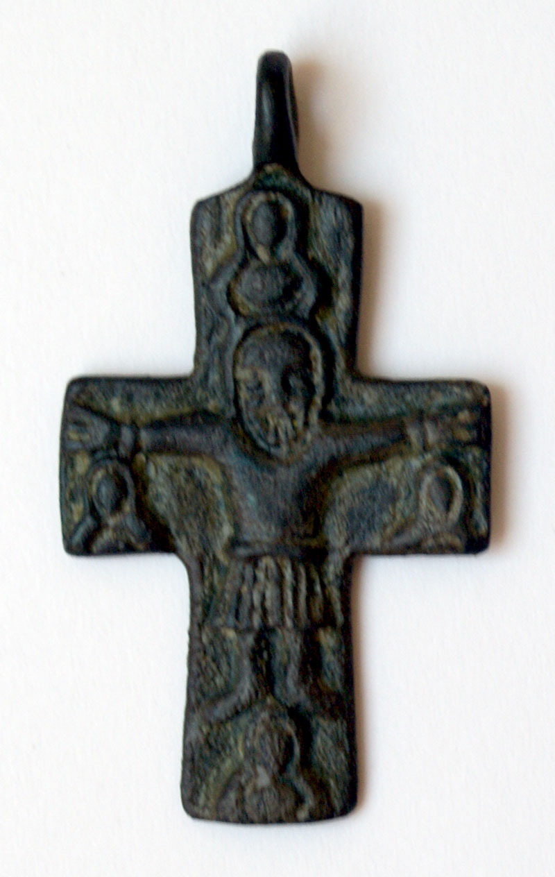 Medieval Christian Bronze Cross - 13th - 16th Century AD