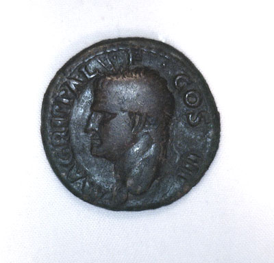 Bronze Coin - AGRIPPA, Dupondius           c 37-41 AD