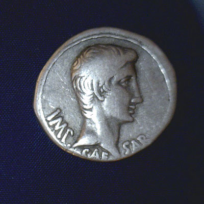 Silver Tetradrachm - Caesar Augustus        c 27 BC - 14 AD