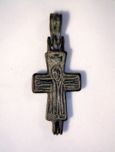 Ancient Christian Reliquary Cross, Byzantine Era