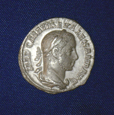 Ancient Roman Silver Denarius - SEVERUS ALEXANDER