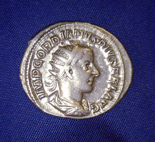Ancient Roman Silver Double-Denarius - Gordian III