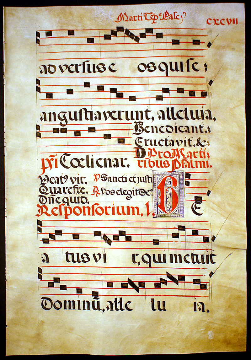 Gregorian Chant - c. 1550 Spain