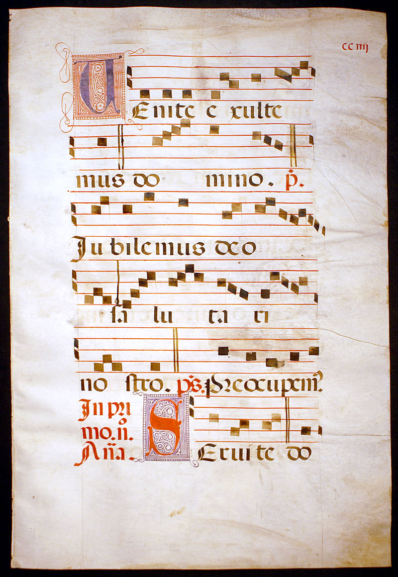 Gregorian Chant - c 1525 ''Come let us rejoice...''