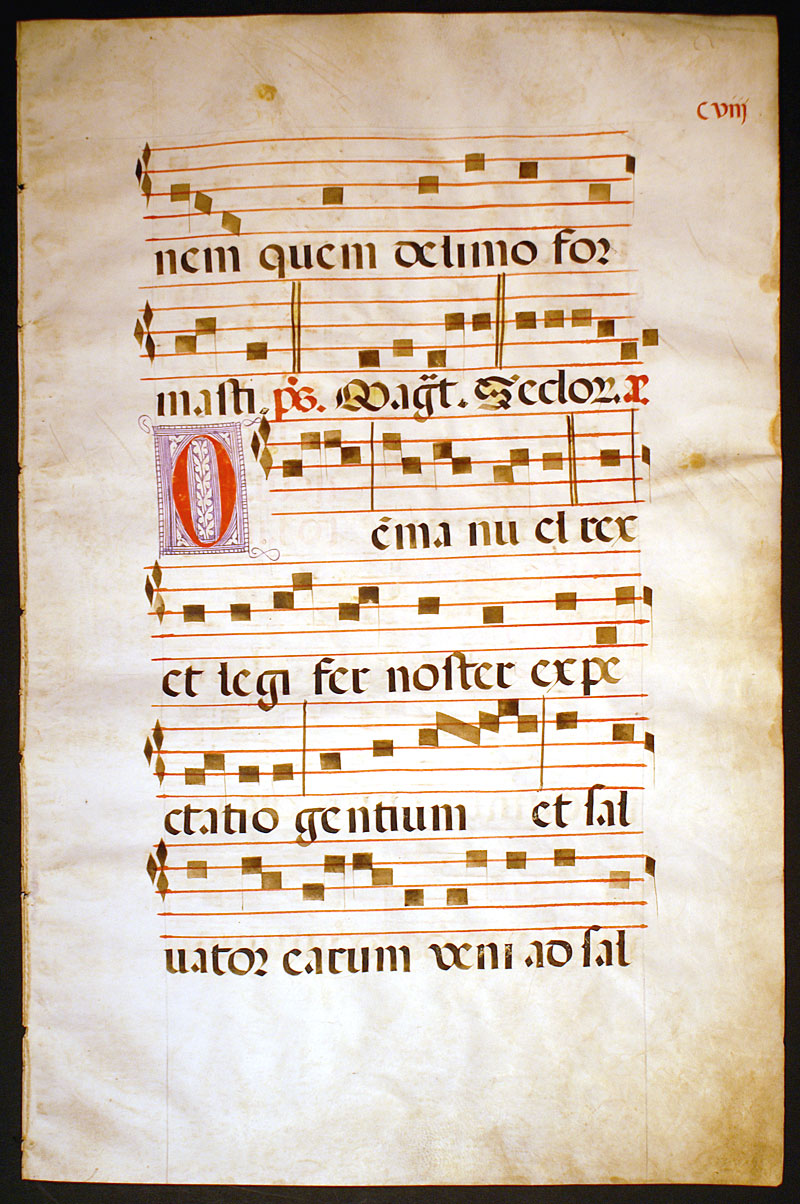 Gregorian Chant  c 1525 - Spain - Office of Advent