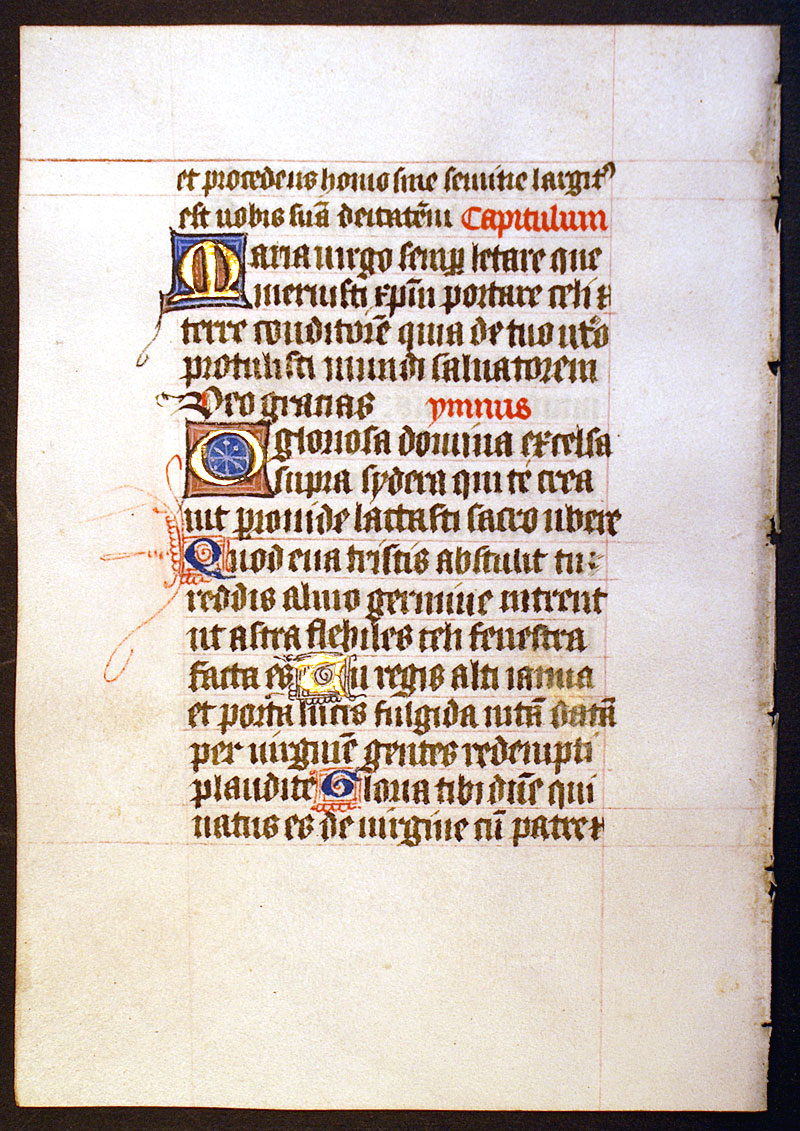 Book of Hours Leaf for English Market - c 1450 Flanders