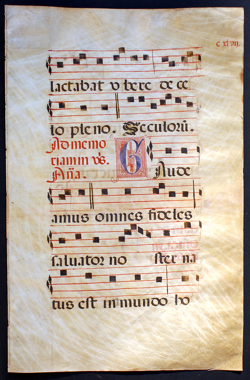 Gregorian Chant - c 1525 ''Our Savior is born into the world...