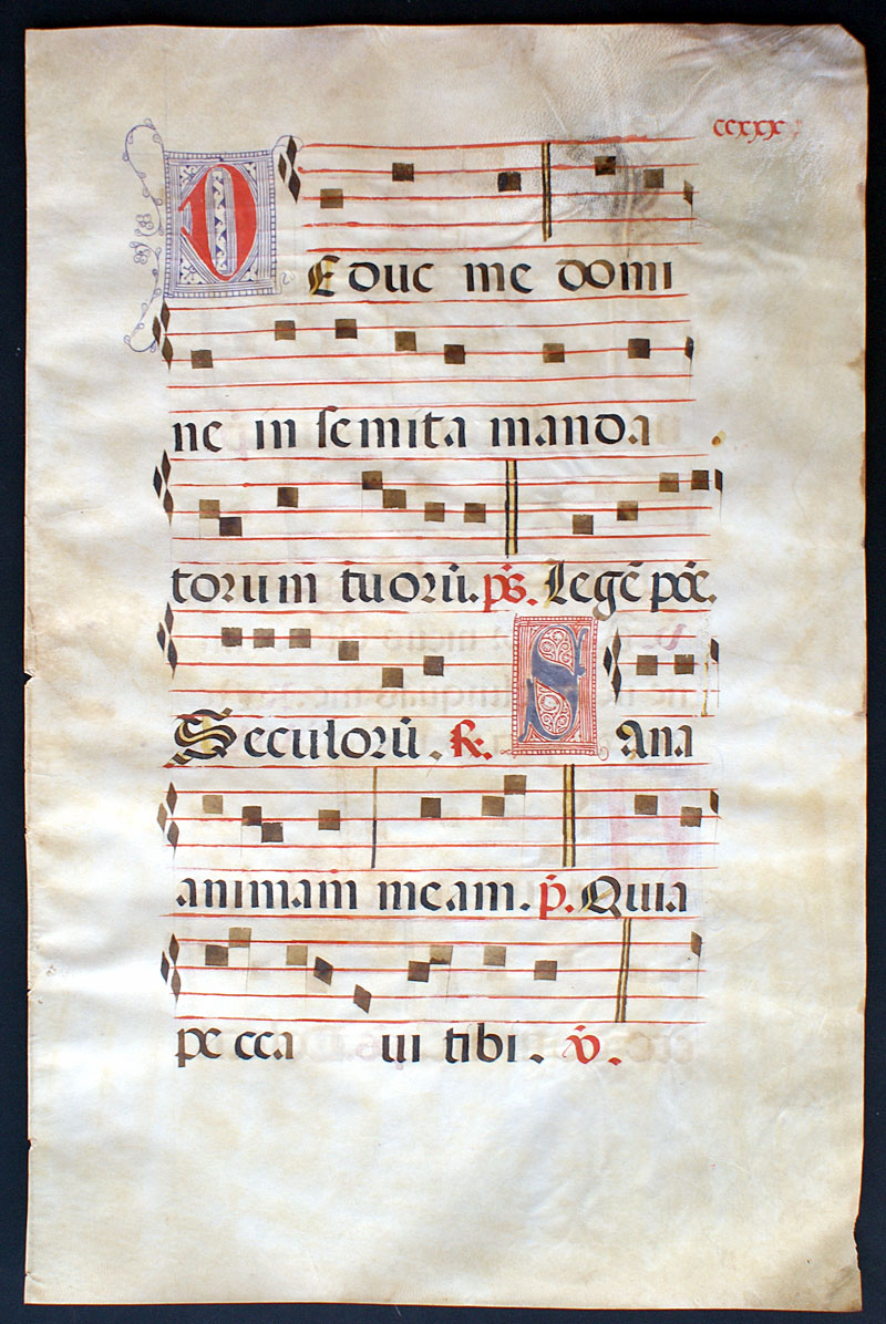 1525 Gregorian Chant - Spain - Elaborate initials