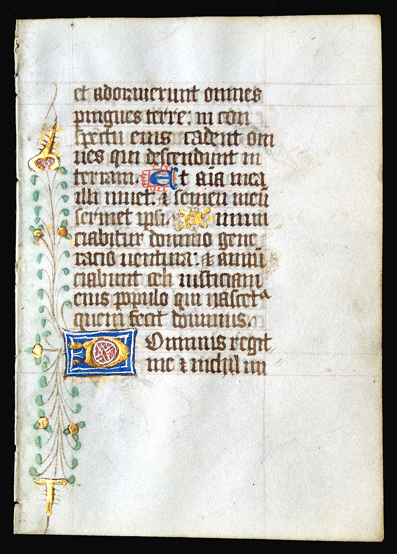 Book of Hours Leaf c 1440 - England 