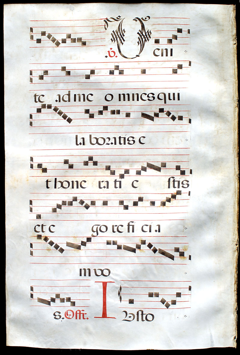 A Gregorian Chant - circa 1612 - Seville