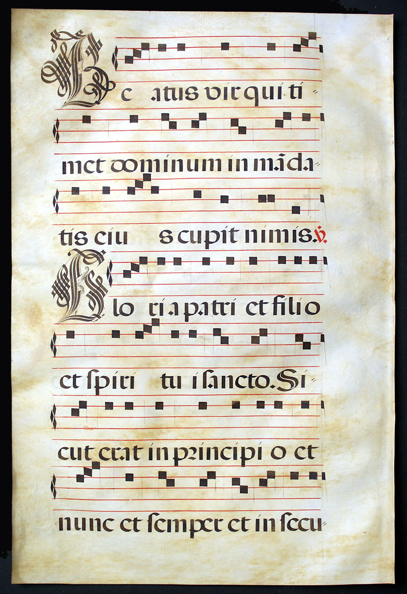 Gregorian Chant circa 1612 - Feast of St Clement